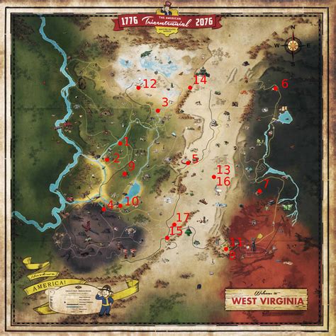 fallout 76 overseer's journey locations.